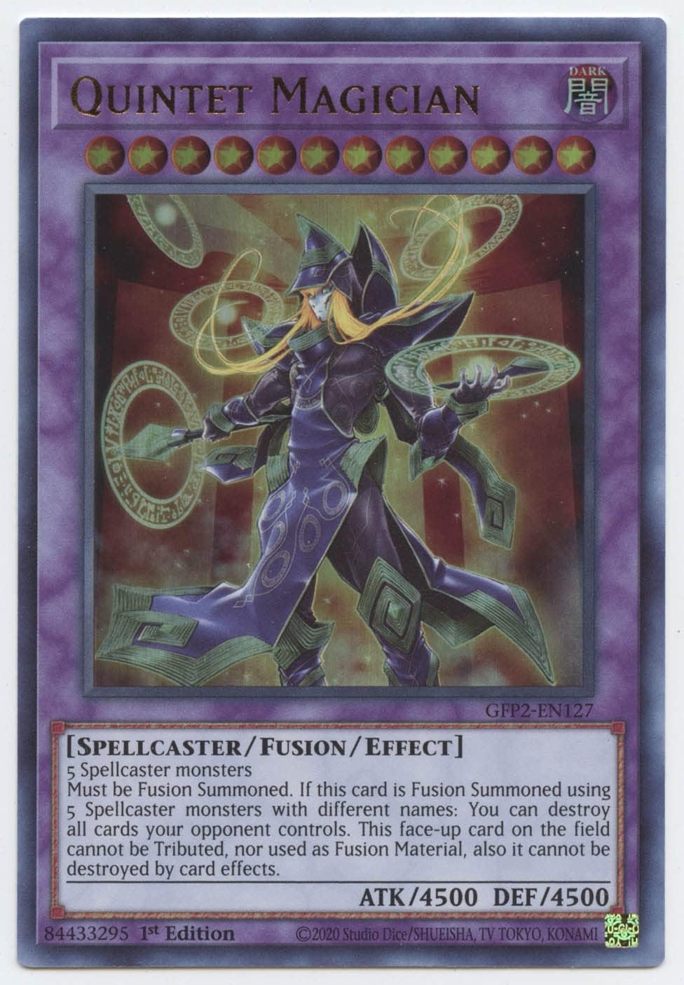 Quintet Magician - GFP2-EN127 - Ultra Rare - 1st Edition