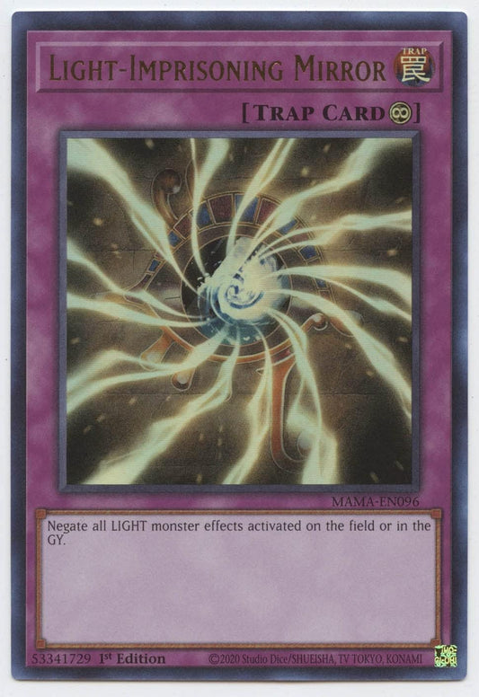 YU-GI-OH! Light-Imprisoning Mirror - MAMA-EN096 - Ultra Rare - 1st Edition - 1 Card