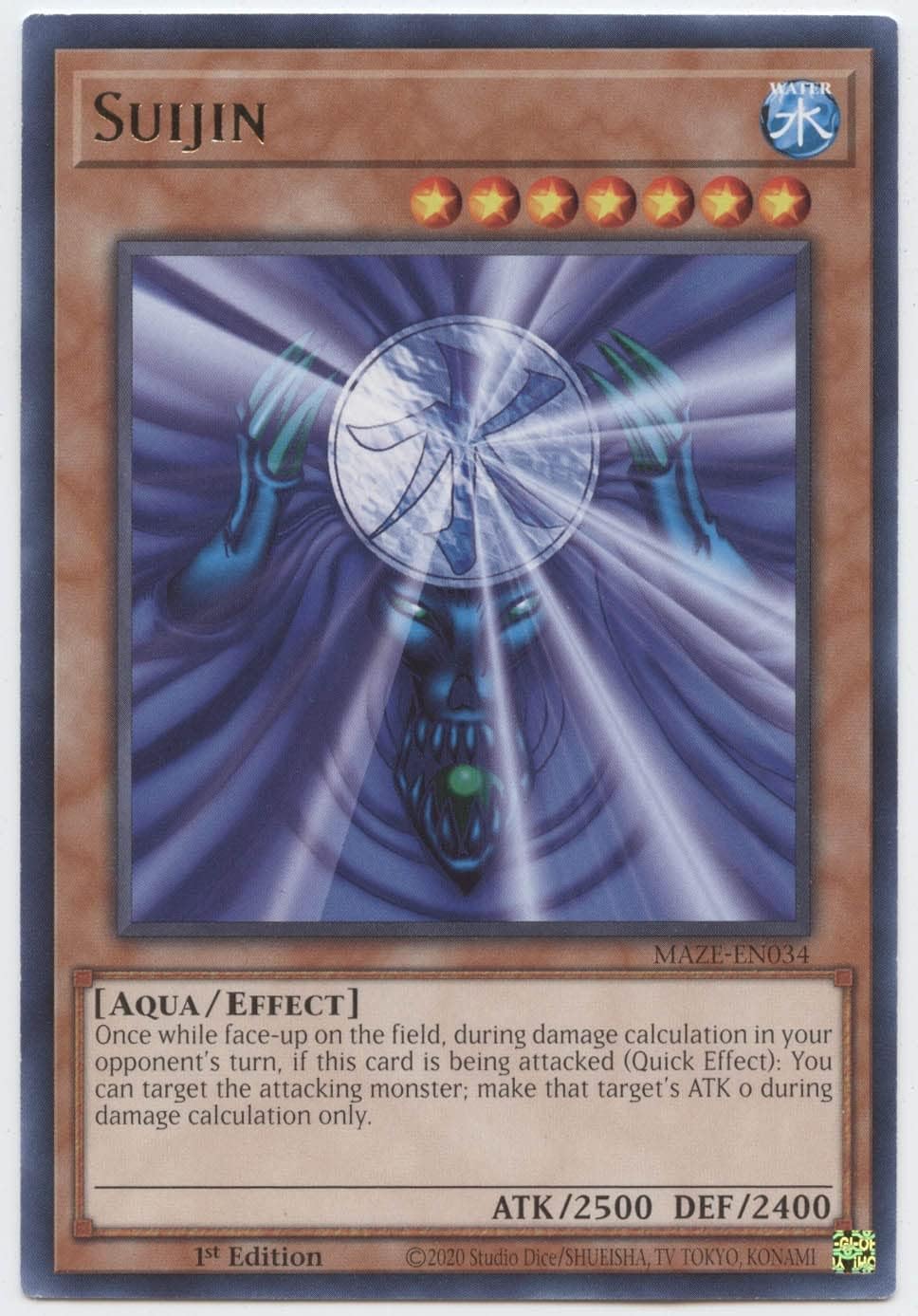 YU-GI-OH! - Suijin - MAZE-EN034 - Rare - 1st Edition
