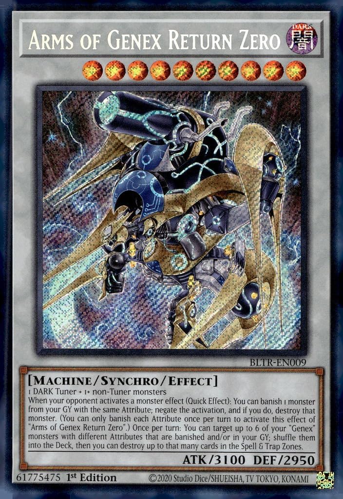 Arms of Genex Return Zero - BLTR-EN009 - Secret Rare - 1st Edition