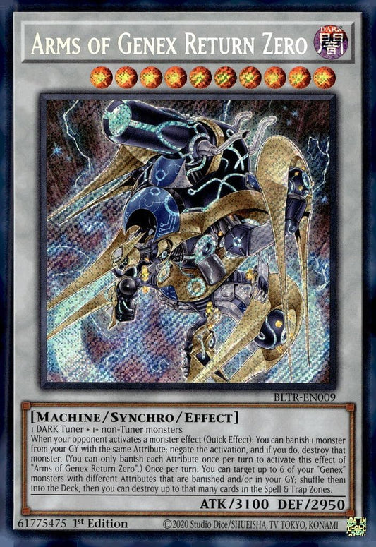 Arms of Genex Return Zero - BLTR-EN009 - Secret Rare - 1st Edition