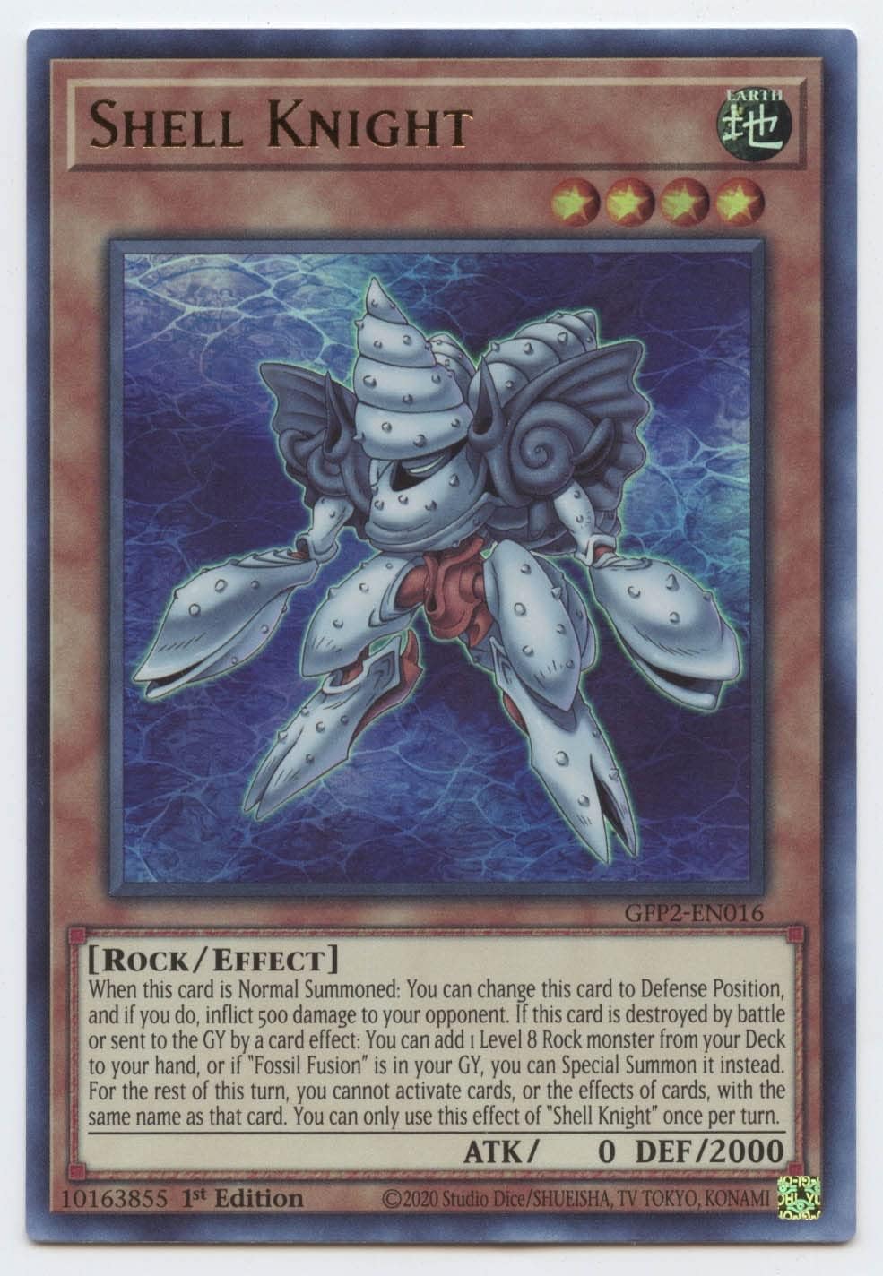 Shell Knight - GFP2-EN016 - Ultra Rare - 1st Edition