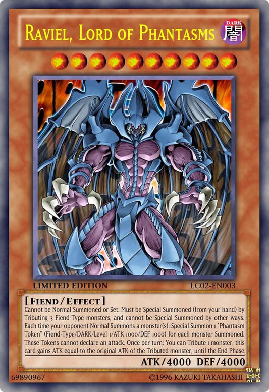 YuGiOh : LC02-EN003 Limited Ed Raviel, Lord of Phantasms Ultra Rare Card - ( Yu-Gi-Oh! Single Card )