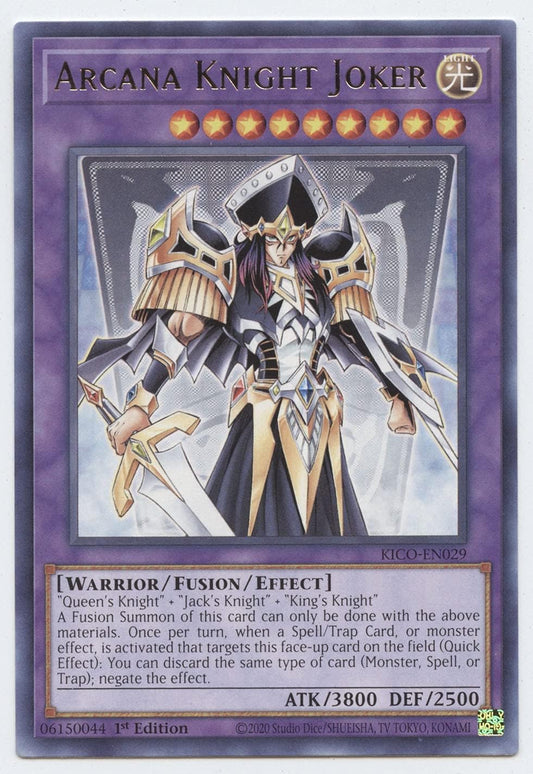 Arcana Knight Joker - KICO-EN029 - Rare - 1st Edition