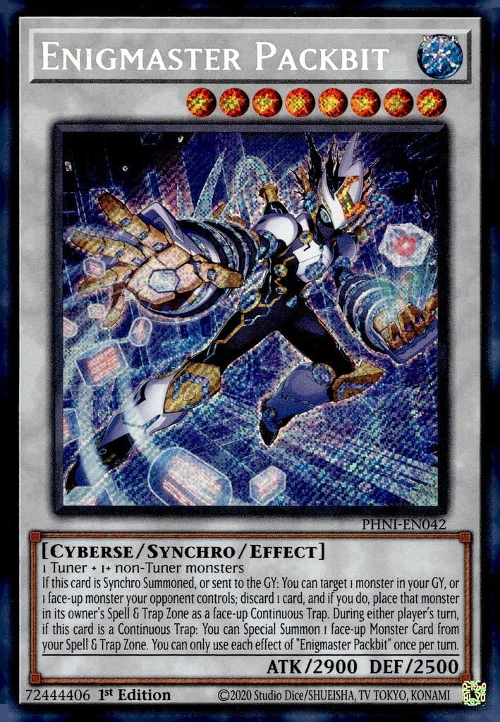 Enigmaster Packbit - PHNI-EN042 - Secret Rare - 1st Edition
