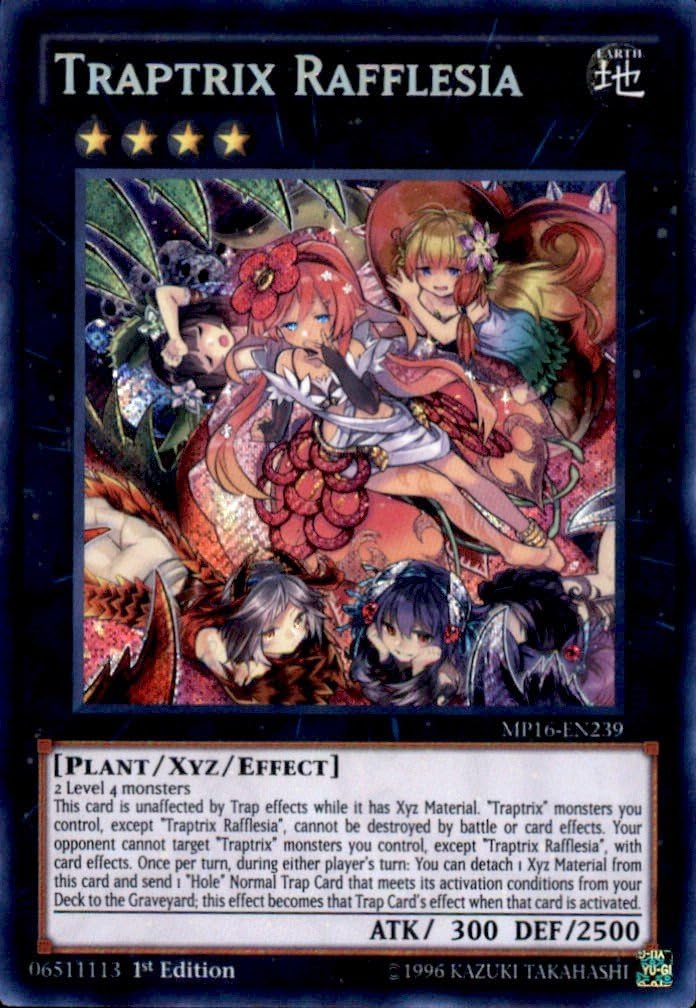 Yu-Gi-Oh! - Traptrix Rafflesia (MP16-EN239) - Mega Pack 2016 - 1st Edition - Secret Rare by Yu-Gi-Oh!