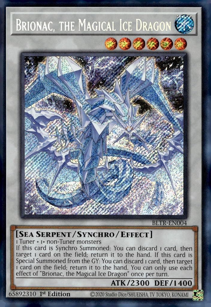 Brionac, The Magical Ice Dragon - BLTR-EN004 - Secret Rare - 1st Edition