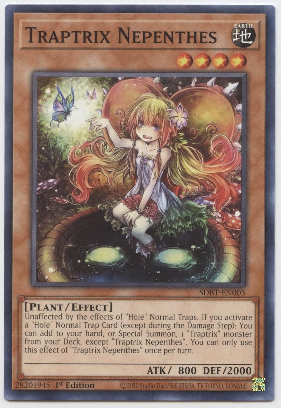 Traptrix Nepenthes - SDBT-EN005 - Common - 1st Edition