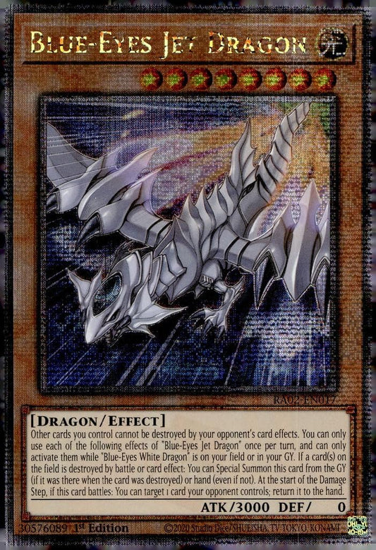 Blue-Eyes Jet Dragon (Quarter Century Secret Rare) - RA02-EN017 - Quarter Century Secret Rare - 1st Edition