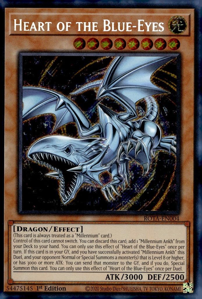 Heart of The Blue-Eyes - ROTA-EN004 - Secret Rare - 1st Edition
