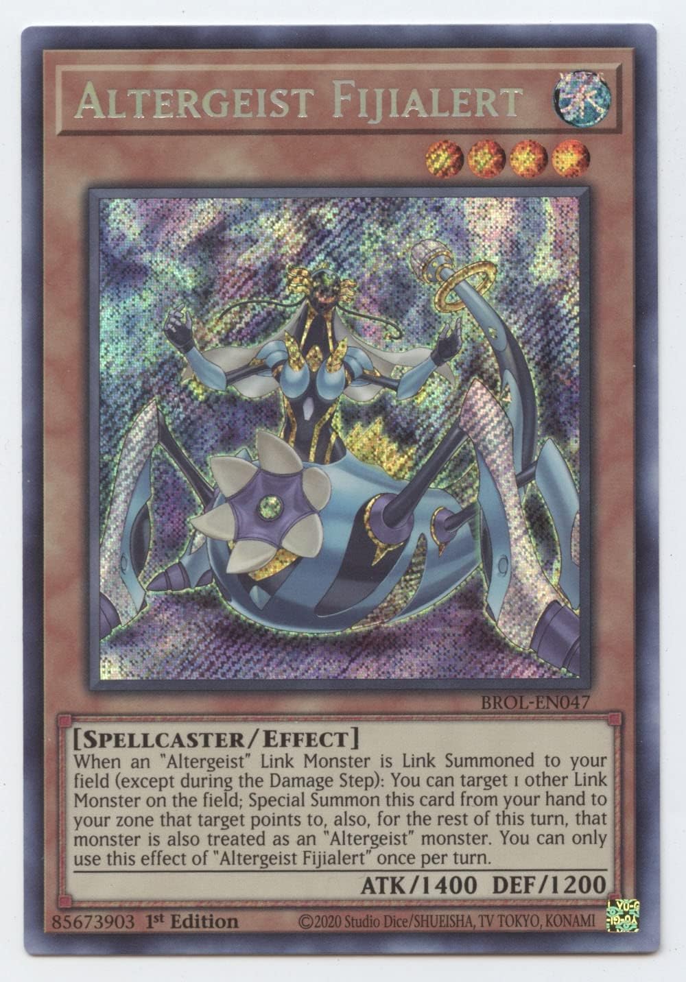 Altergeist Fijialert - BROL-EN047 - Secret Rare - 1st Edition