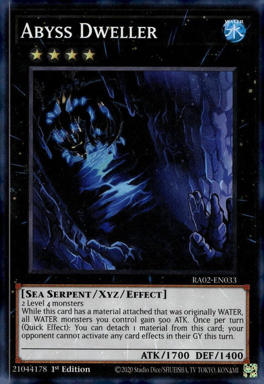 Abyss Dweller - RA02-EN033 - Super Rare - 1st Edition
