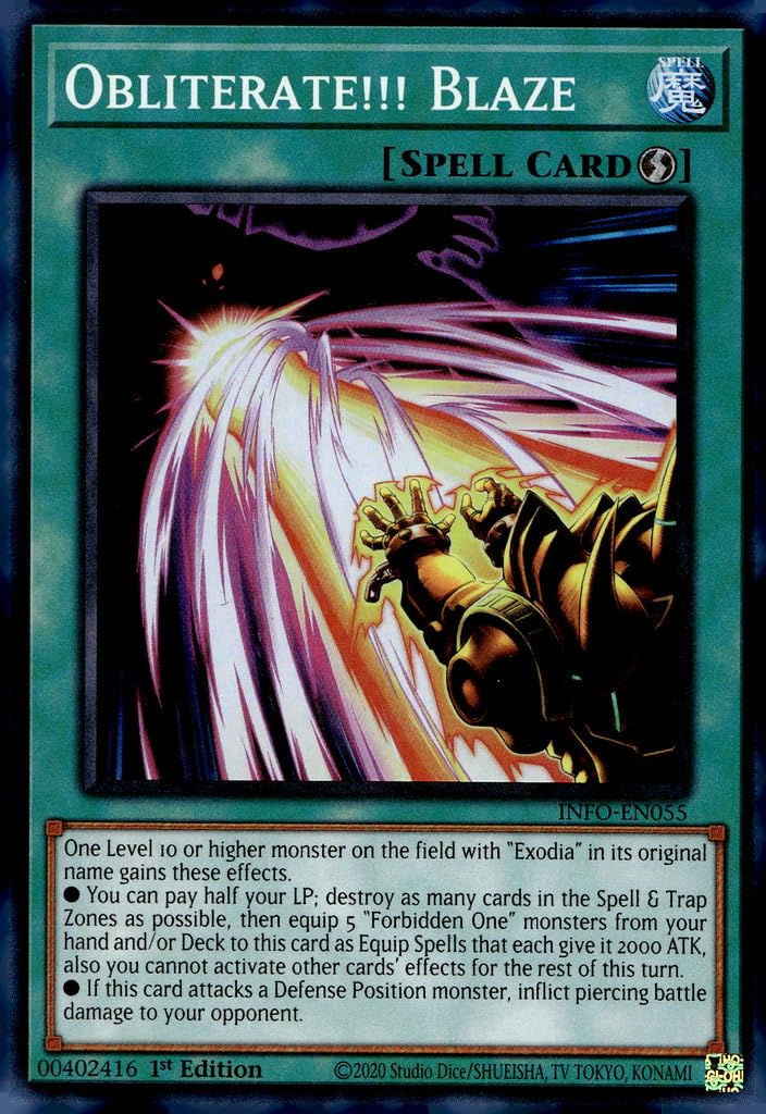 Obliterate!!! Blaze - INFO-EN055 - Super Rare - 1st Edition