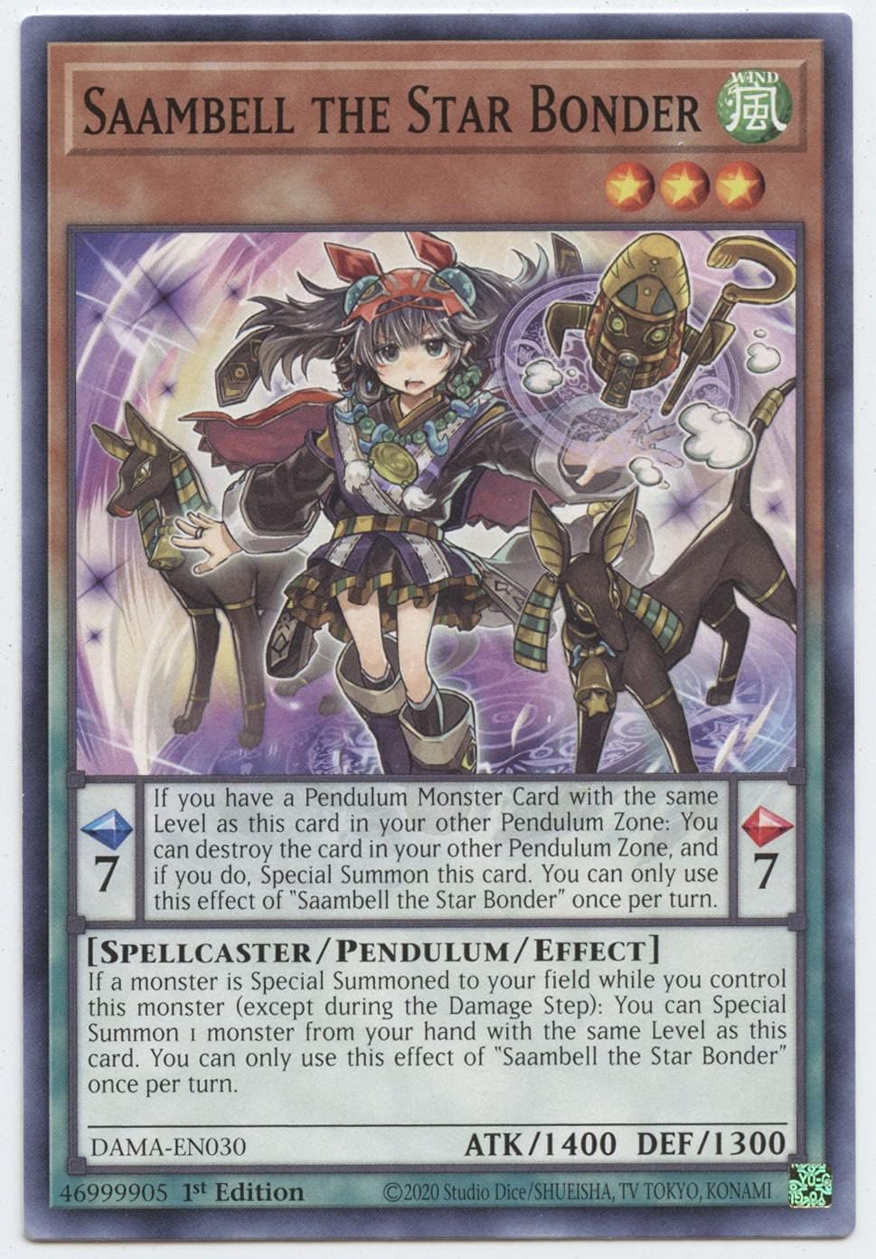 Saambell The Star Bonder - DAMA-EN030 - Common - 1st Edition