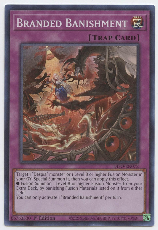 YU-GI-OH! Branded Banishment - DIFO-EN072 - Super Rare - 1st Edition - 1 Card