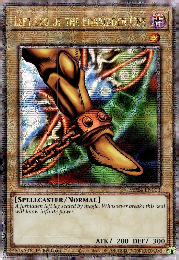 Left Leg of The Forbidden One - MP24-EN003 - Quarter Century Secret Rare - 1st Edition