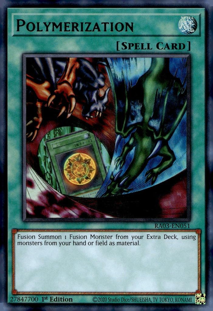 Polymerization (A) (Alternate Art) (UR) - RA03-EN051 - Ultra Rare - 1st Edition