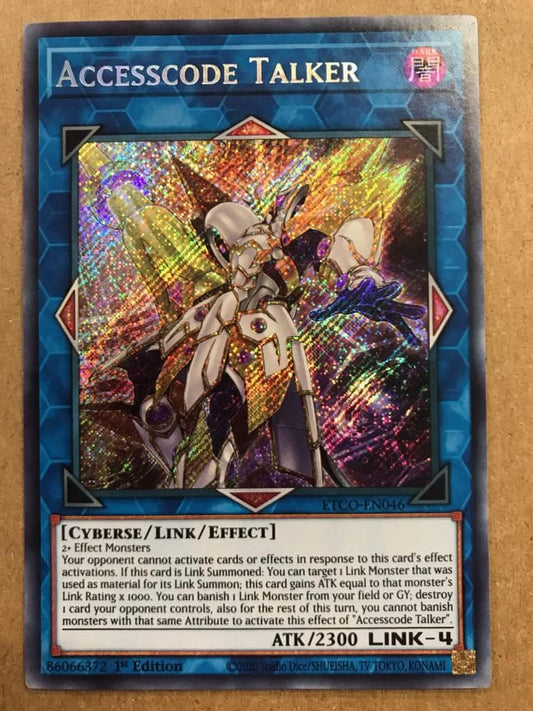 Accesscode Talker - ETCO-EN046 - Secret Rare - 1st Edition