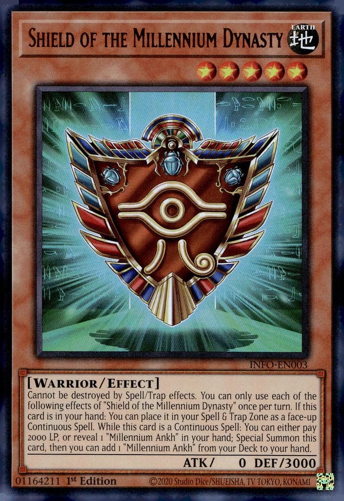 Shield of The Millennium Dynasty - INFO-EN003 - Ultra Rare - 1st Edition