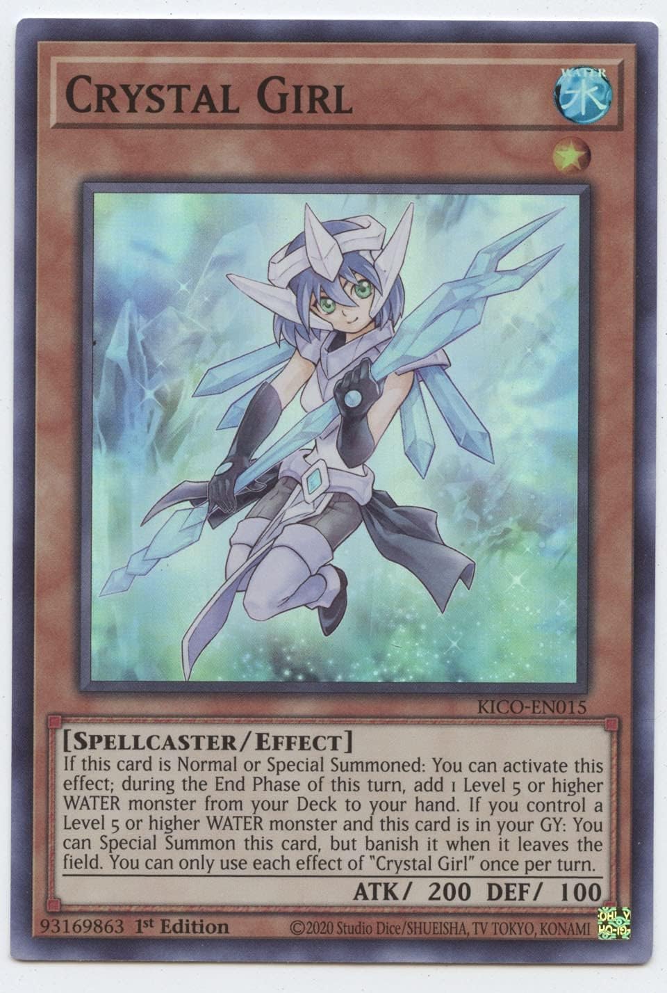 Crystal Girl - KICO-EN015 - Super Rare - 1st Edition