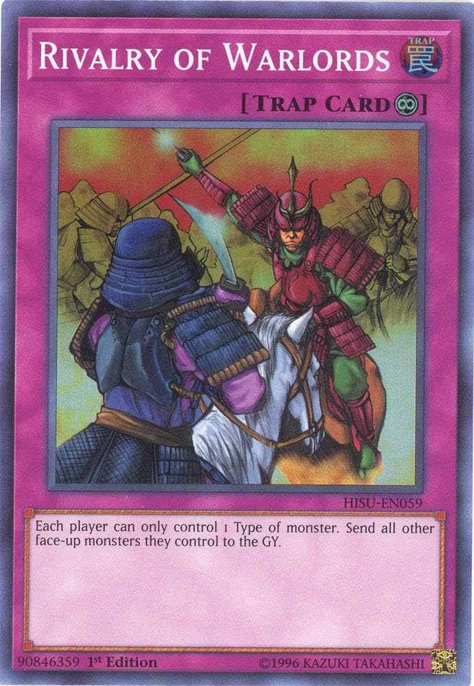Rivalry of Warlords - HISU-EN059 - Super Rare - 1st Edition - Hidden Summoners