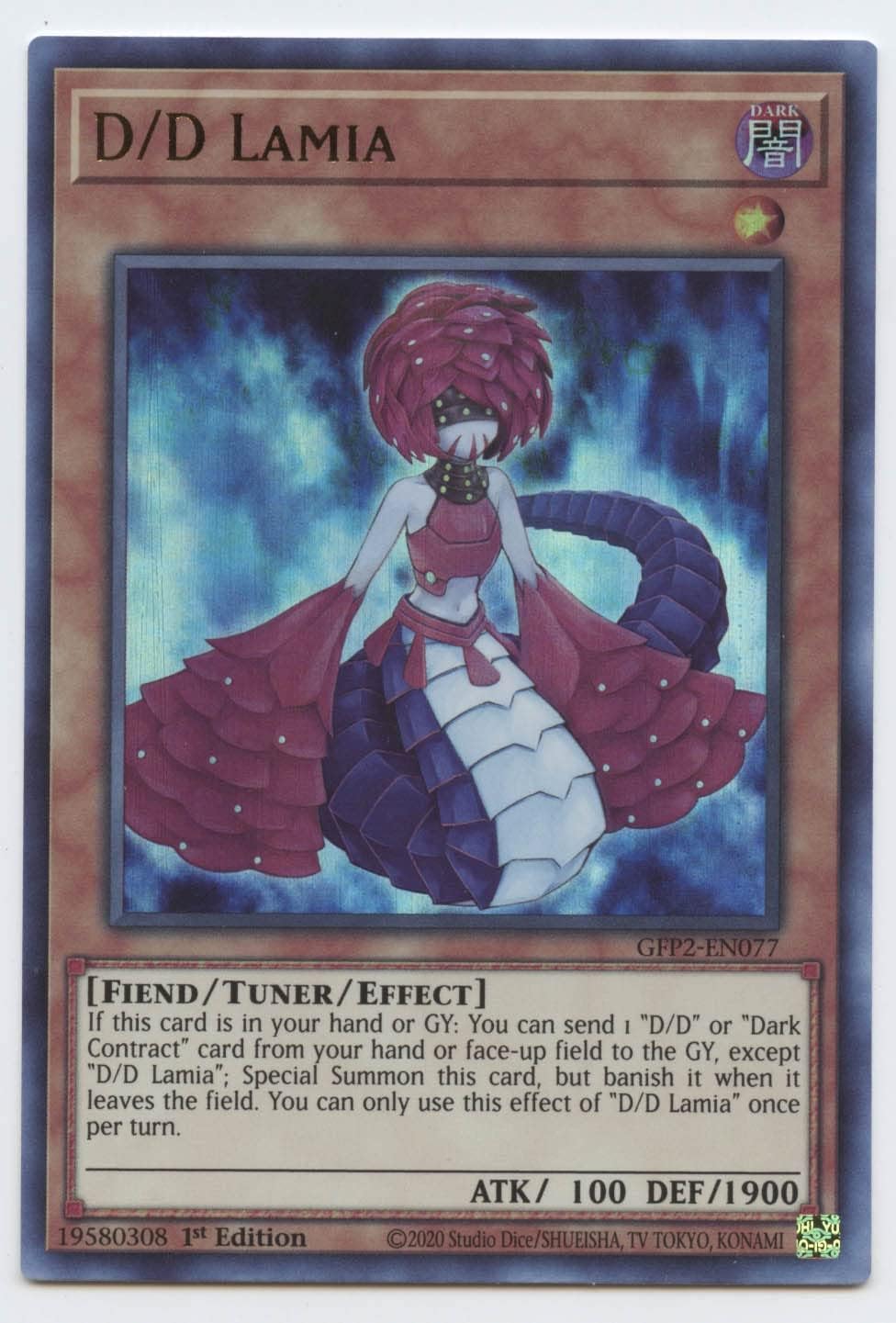 D/D Lamia - GFP2-EN077 - Ultra Rare - 1st Edition