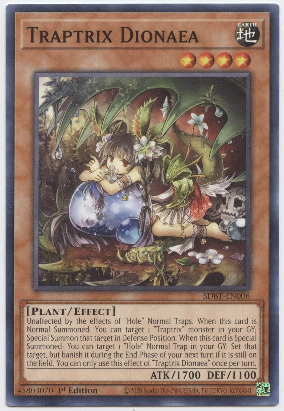 Traptrix Dionaea - SDBT-EN006 - Common - 1st Edition