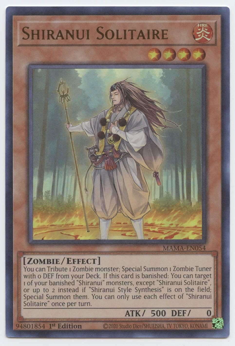 Shiranui Solitaire - MAMA-EN054 - Ultra Rare - 1st Edition