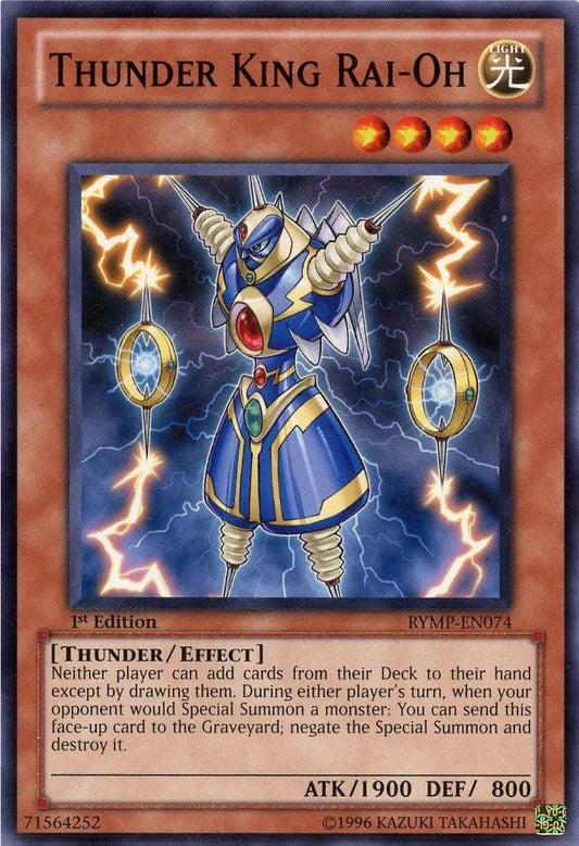 Yu-Gi-Oh! - Thunder King Rai-Oh (RYMP-EN074) - Ra Yellow Mega-Pack - 1st Edit...