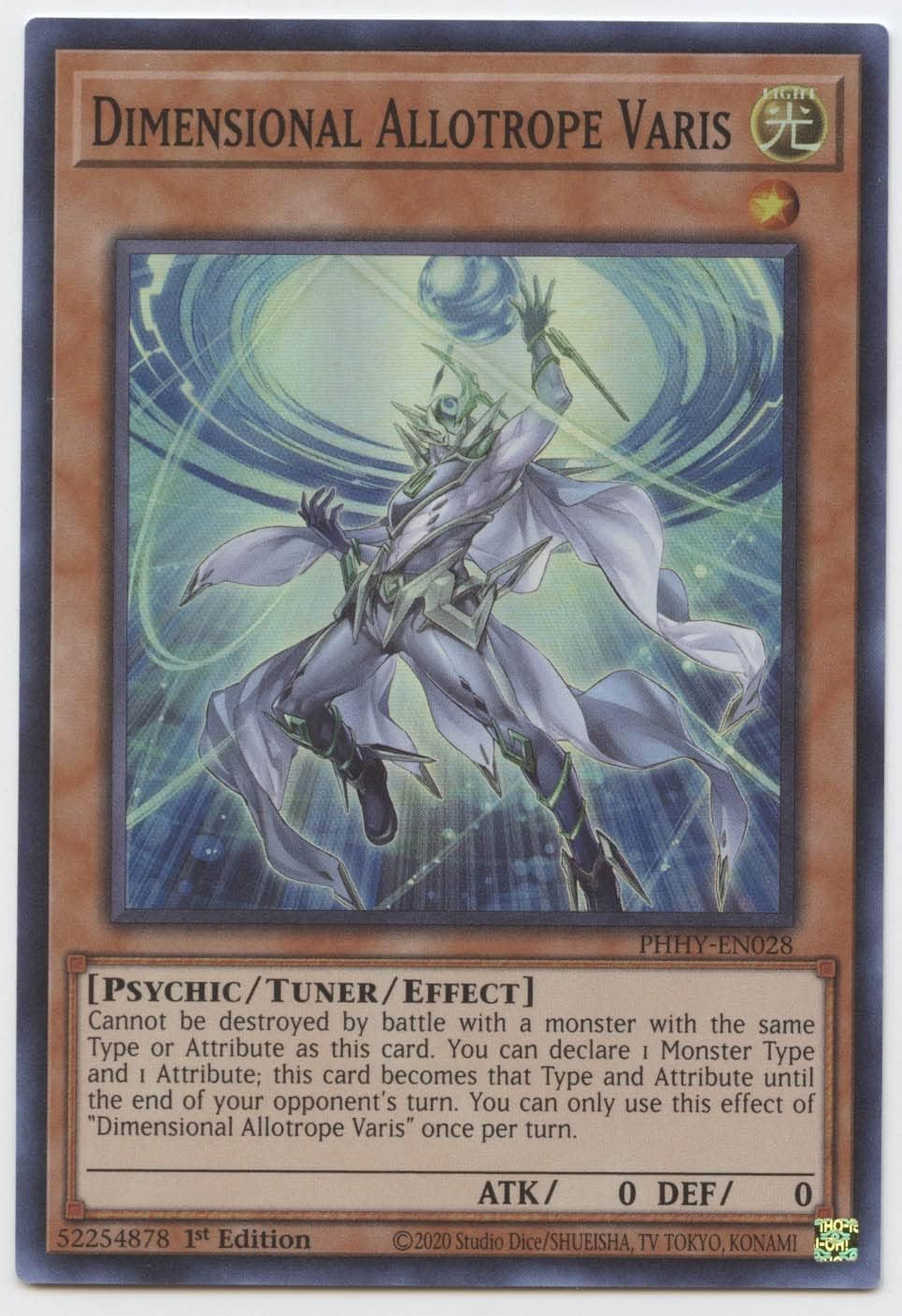 Dimensional Allotrope Varis - PHHY-EN028 - Super Rare - 1st Edition