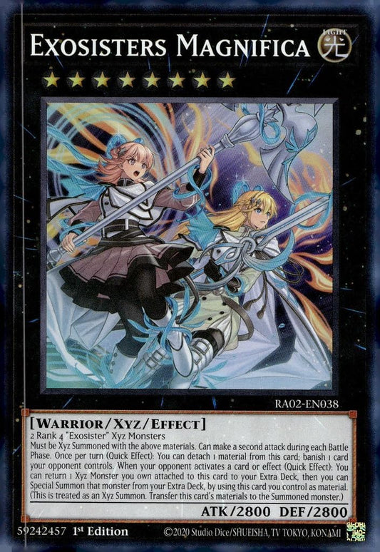 YU-GI-OH! Exosisters Magnifica - RA02-EN038 - Super Rare - 1st Edition