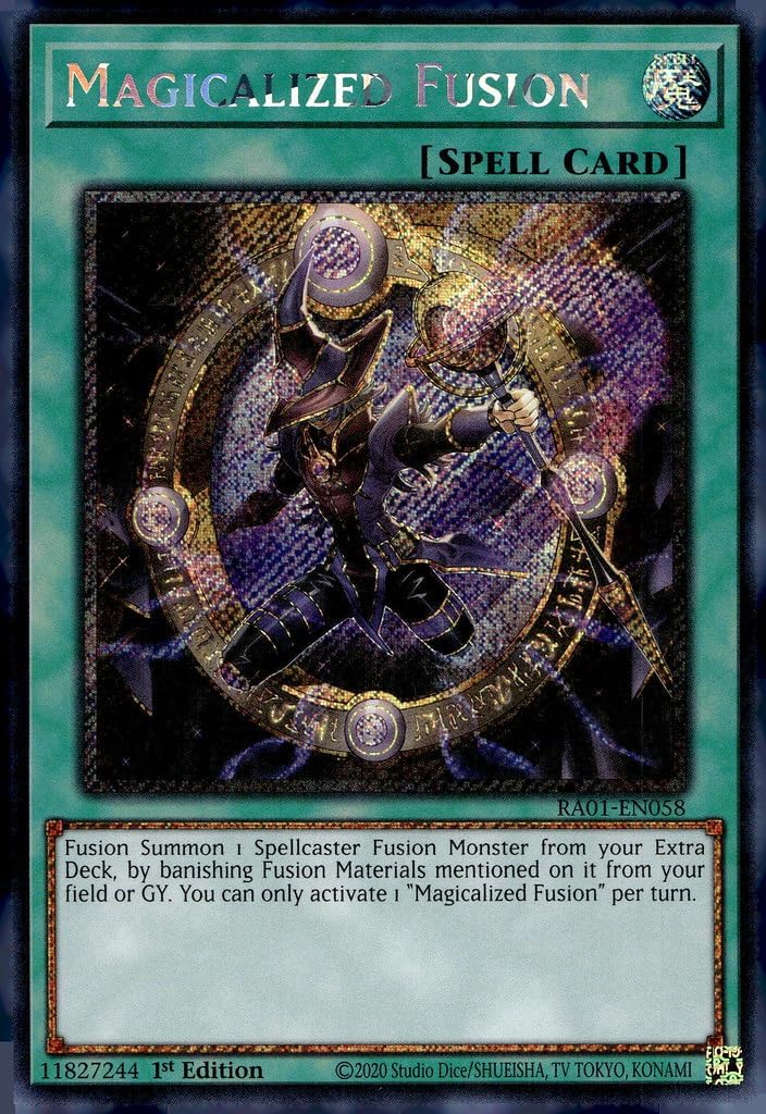 YU-GI-OH! Magicalized Fusion (Platinum Secret Rare) - RA01-EN058 - 1st Edition