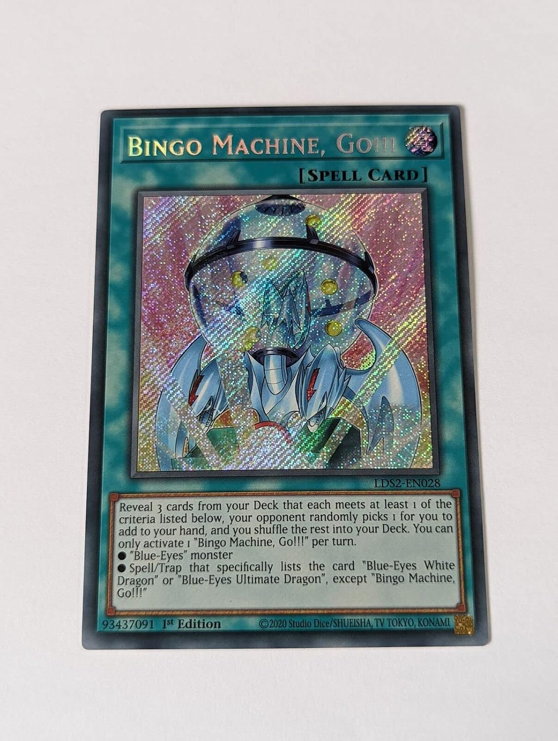 Bingo Machine Go!!! - LDS2-EN028 - Secret Rare - 1st Edition