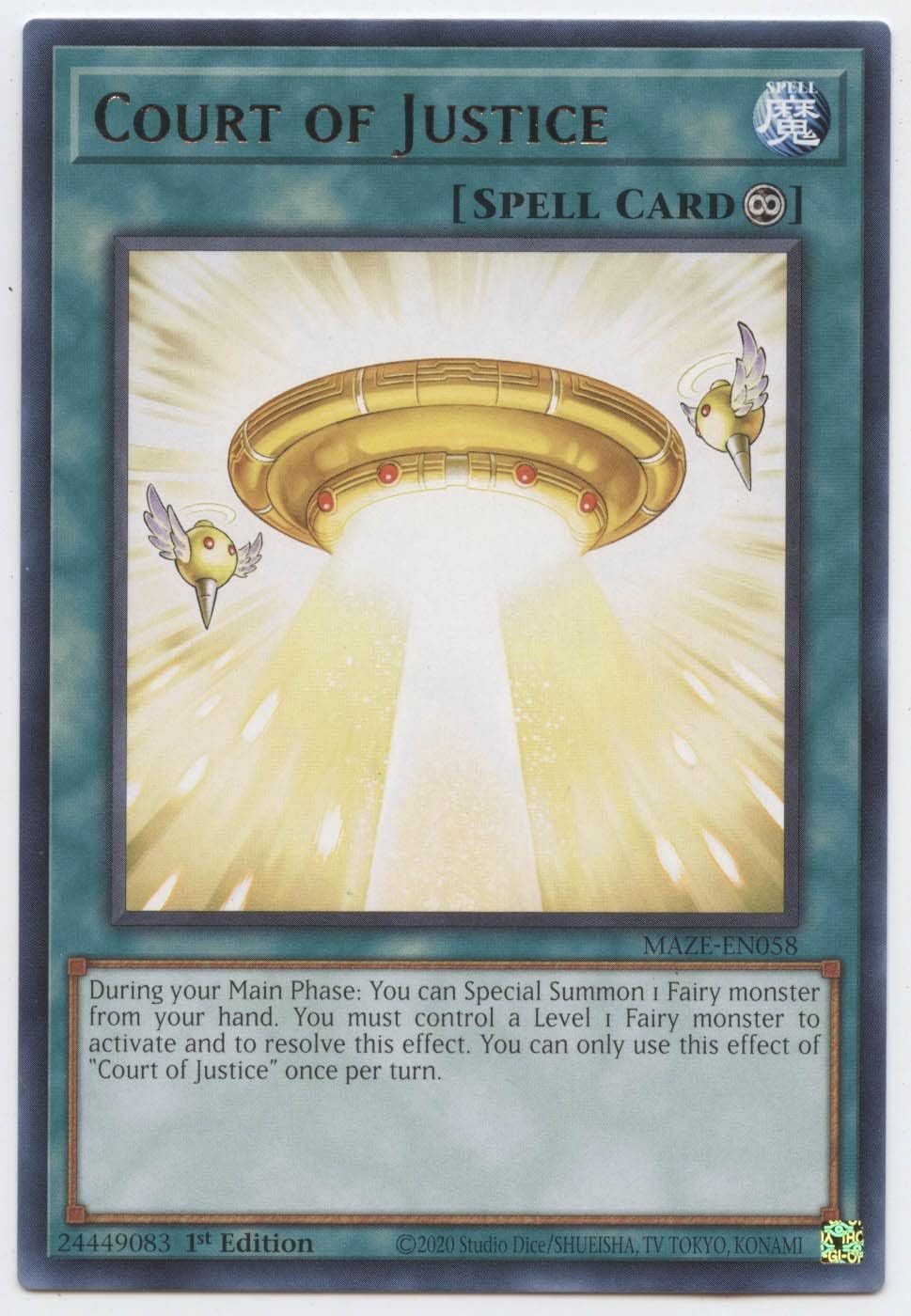 Court of Justice - MAZE-EN058 - Rare - 1st Edition