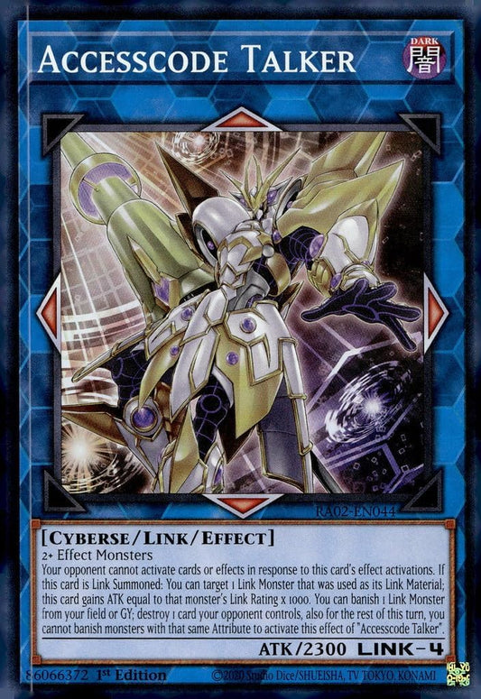Accesscode Talker - RA02-EN044 - Super Rare - 1st Edition
