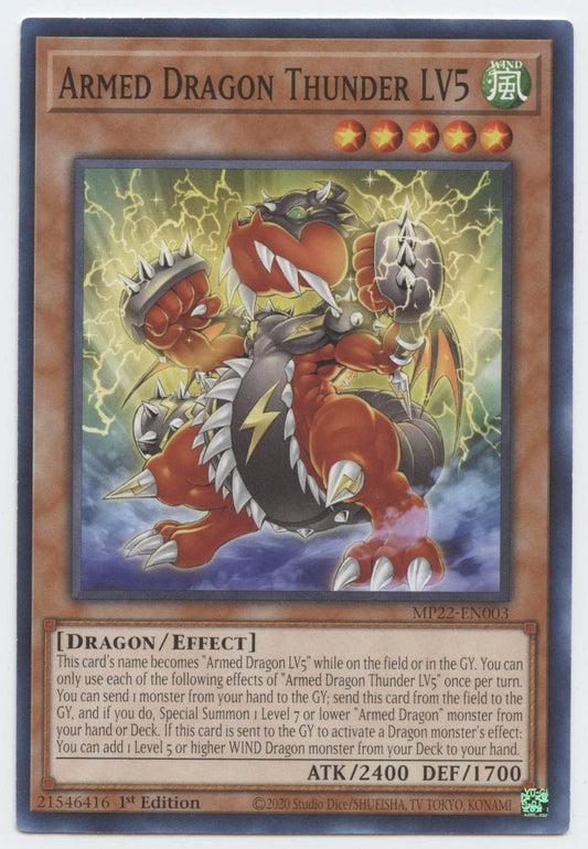 YU-GI-OH! Armed Dragon Thunder LV5 - MP22-EN003 - Common - 1st Edition