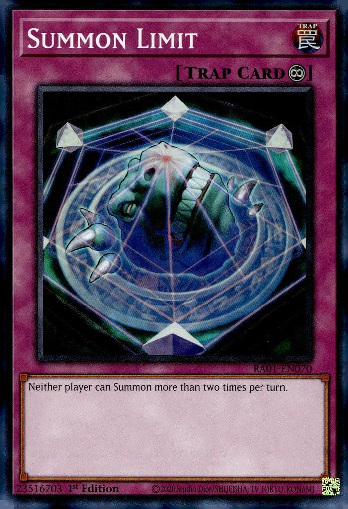 Summon Limit - RA01-EN070 - Super Rare - 1st Edition