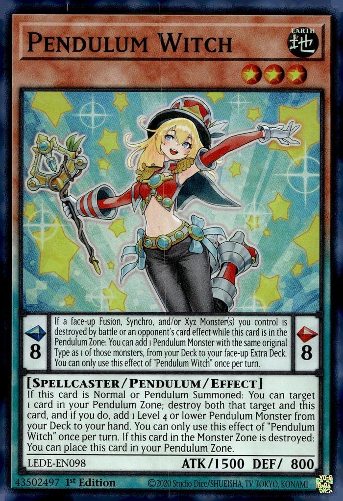Pendulum Witch - LEDE-EN098 - Super Rare - 1st Edition