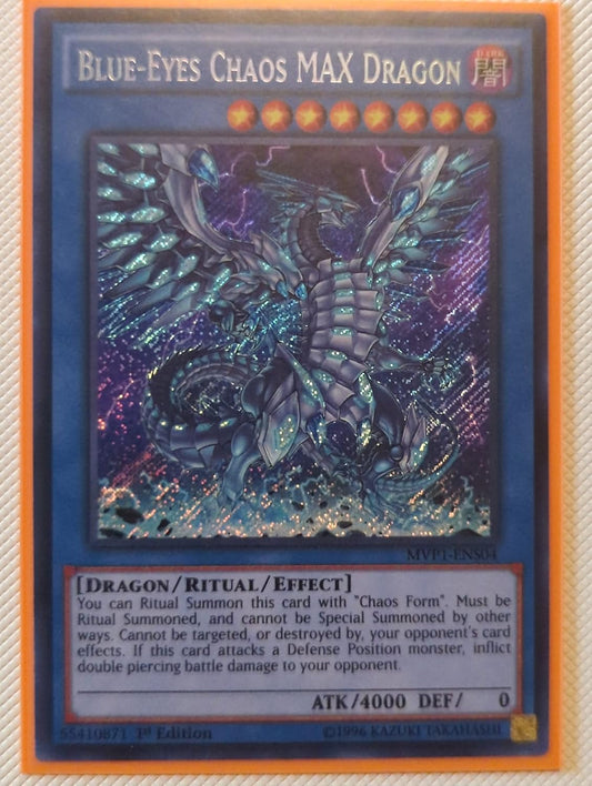 Blue-Eyes Chaos MAX Dragon - MVP1-ENS04 - Secret Rare - 1st Edition