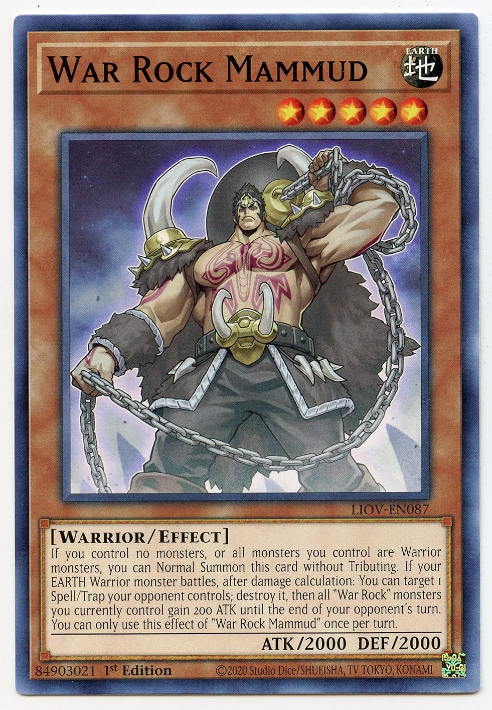 War Rock Mammud - LIOV-EN087 - Common - 1st Edition