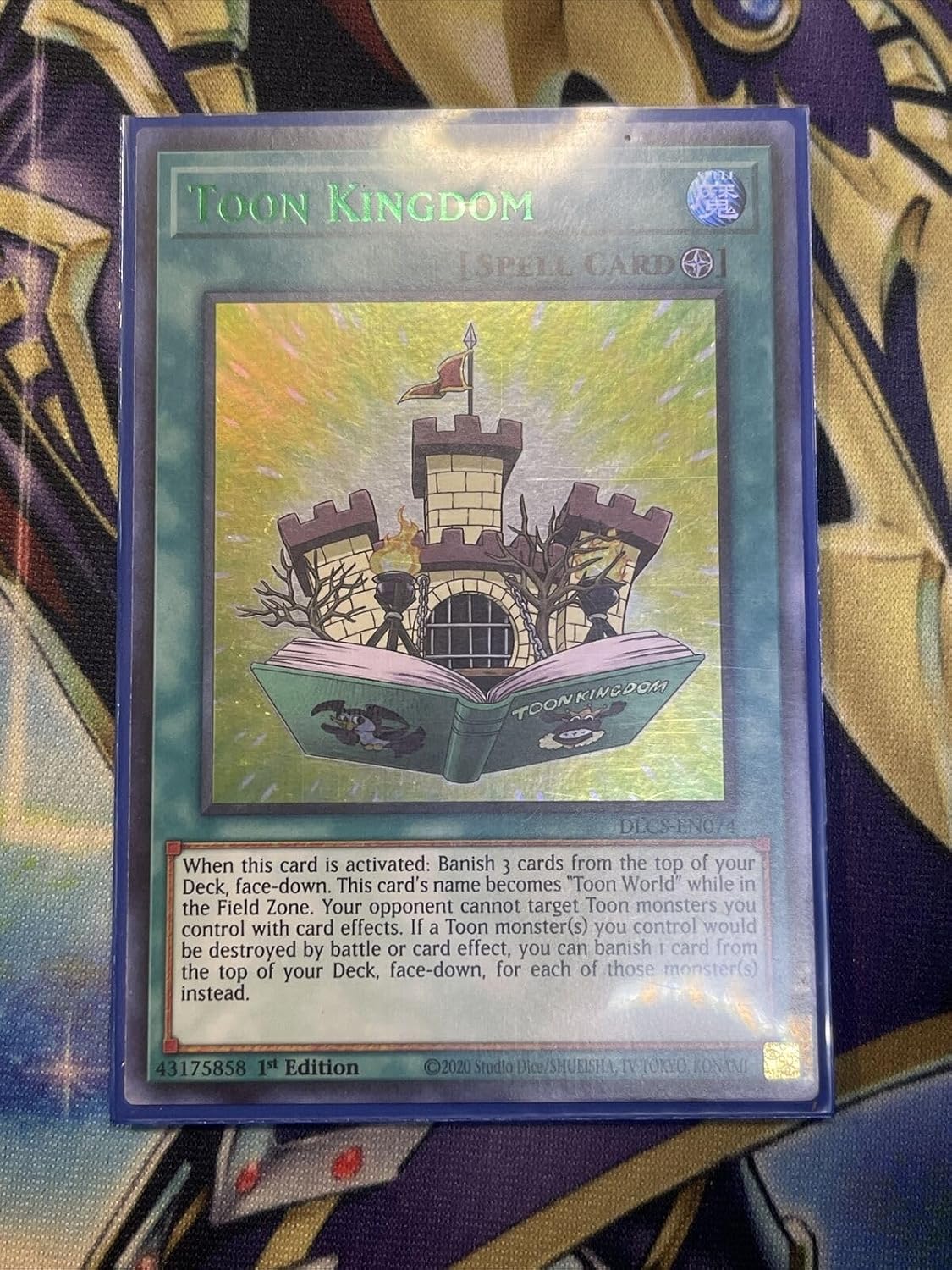 Toon Kingdom (Green) - DLCS-EN074 - Ultra Rare 1st Edition Yugioh
