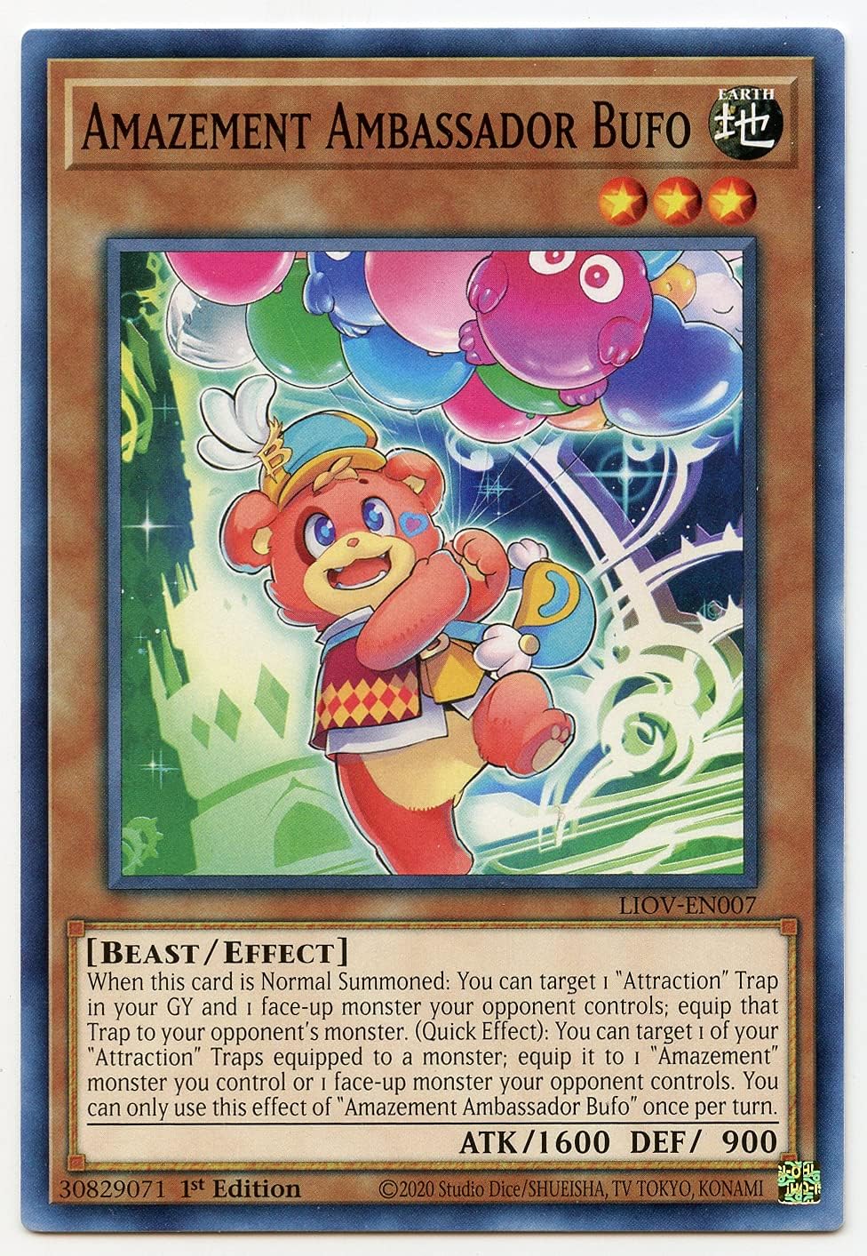 Amazement Ambassador Bufo - LIOV-EN007 - Common - 1st Edition