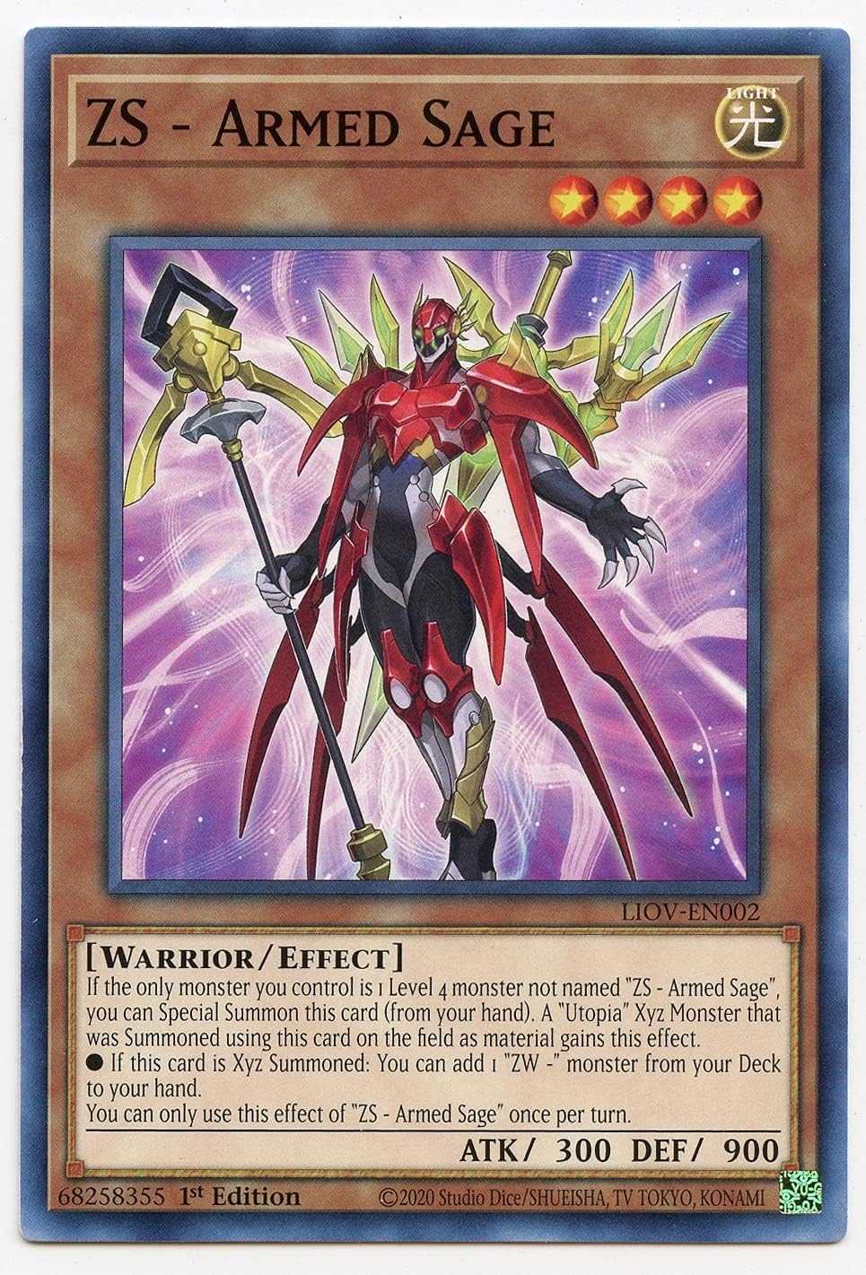ZS - Armed Sage - LIOV-EN002 - Common - 1st Edition