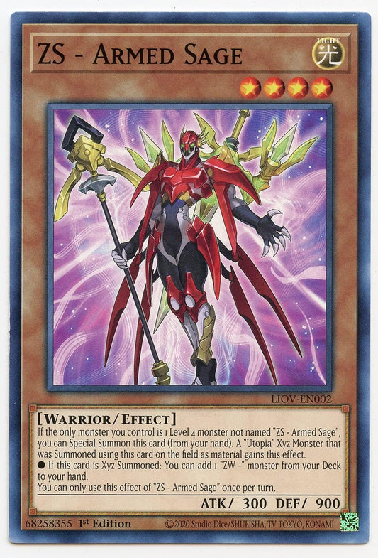 ZS - Armed Sage - LIOV-EN002 - Common - 1st Edition