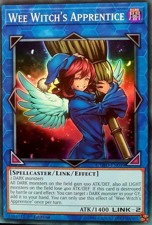 Yu-Gi-Oh! - Wee Witch's Apprentice - CYHO-EN049 - Super Rare - 1st Edition - Cybernetic Horizon