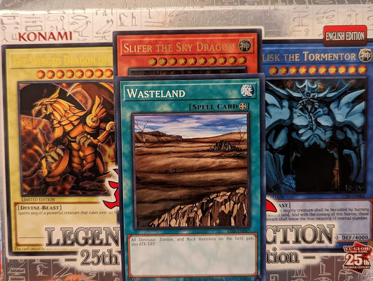 YuGiOh Legend of Blue Eyes White Dragon Wasteland LOB-047 Common