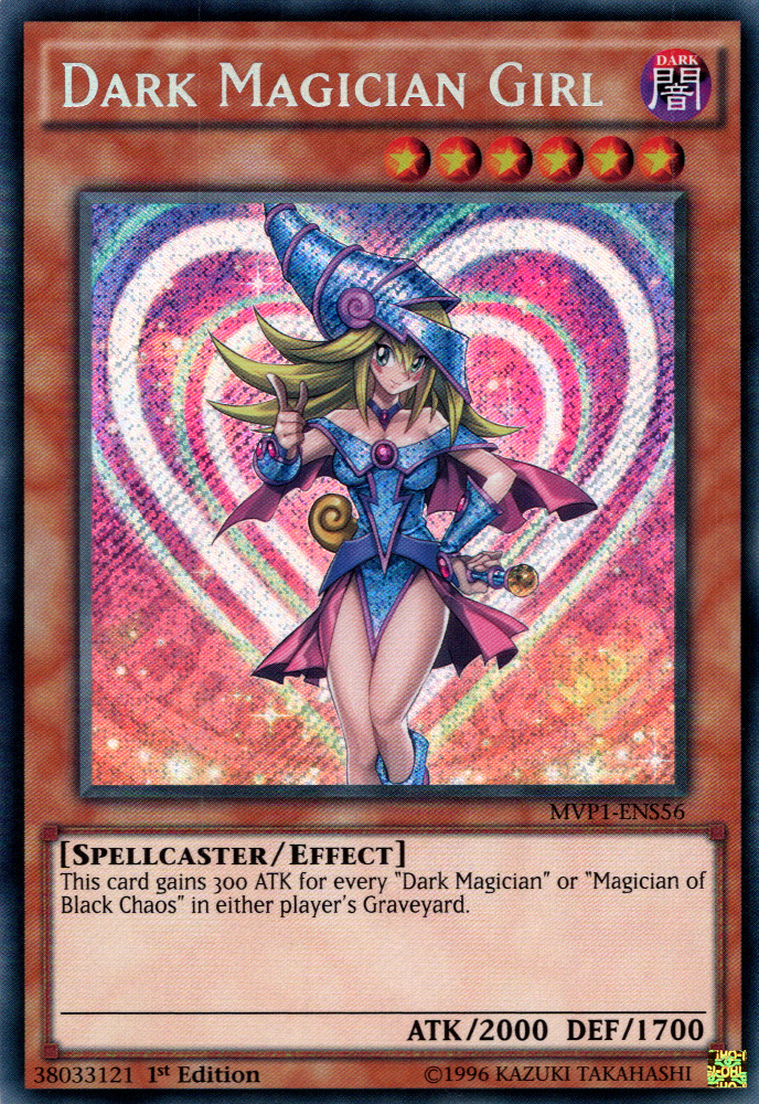 Dark Magician Girl - MVP1-ENS56 - Secret Rare - 1st Edition