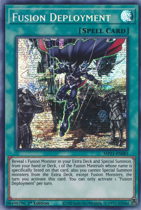 Fusion Deployment - MP21-EN081 - Prismatic Secret Rare - 1st Edition