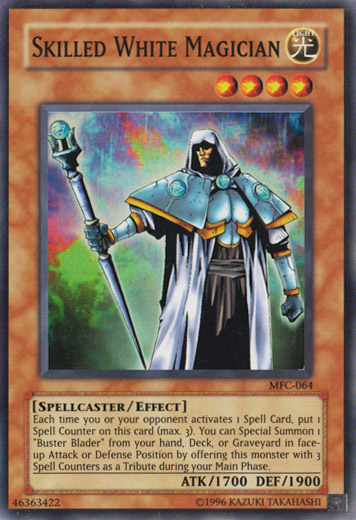 YuGiOh Magician's Force Skilled White Magician MFC-064 Super Rare