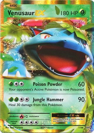 Pokemon - Venusaur-EX (1/108) - XY Evolutions - Holo